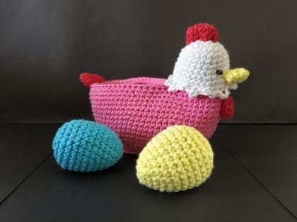 The Egg Laying Hen - Crochet Toy