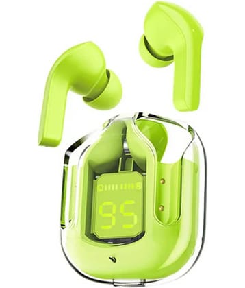 COREGENIX Ultrapods Bluetooth True Wireless (TWS) In Ear 8 Hours Playback Powerfull bass IPX4(Splash & Sweat Proof) Green