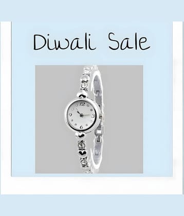 Cosmic Silver Metal Analog Womens Watch