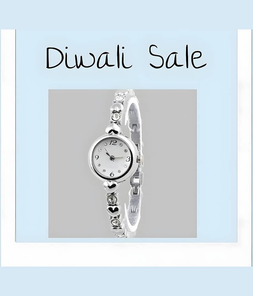 Cosmic Silver Metal Analog Womens Watch