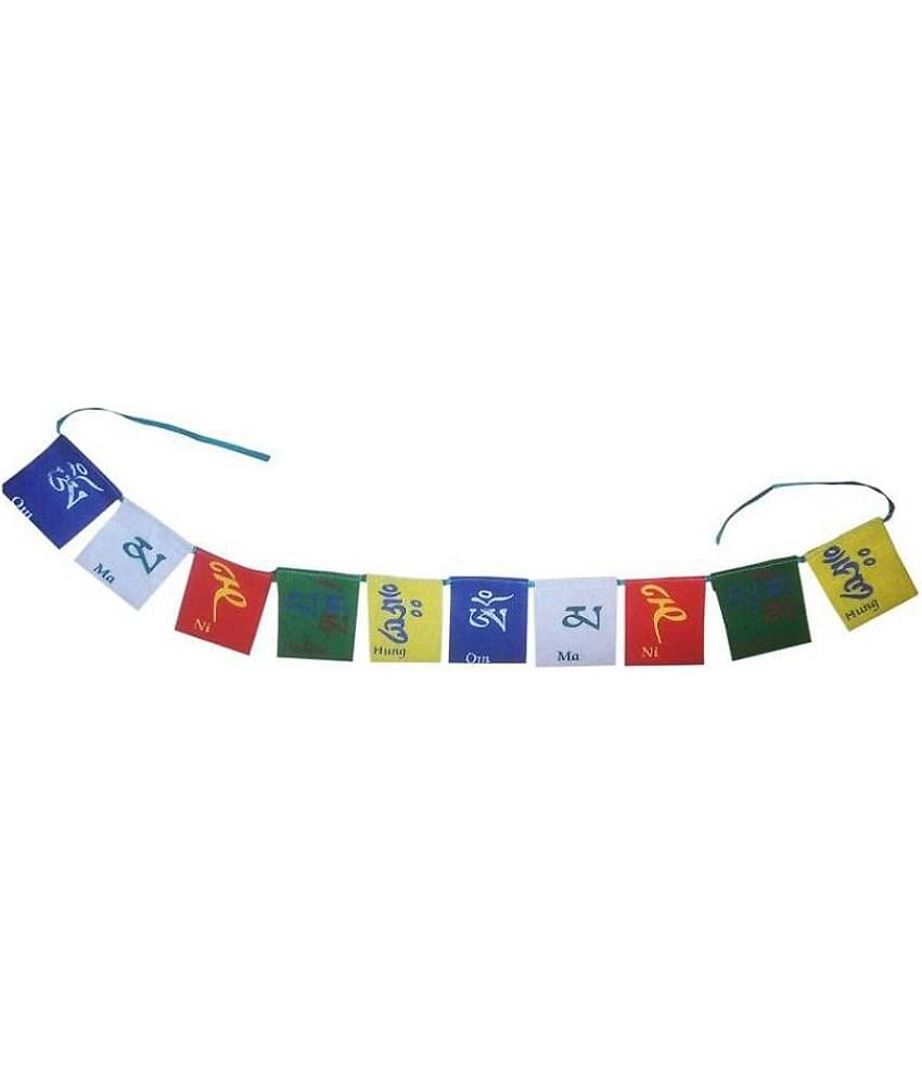 Tibetan Buddhist Flag Multicolor