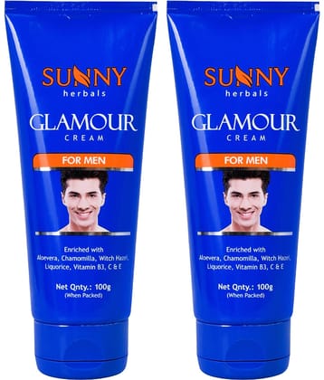 SUNNY HERBALS Glamour Cream for Men Day Cream 100 gm Pack of 2