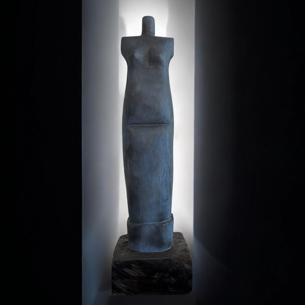 Dhad Wooden Torso  Sculpture Series : Manushi 3
