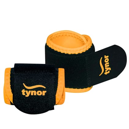 TYNOR Wrist Support (Neo)Universal, Pack of 2 (Colour - ORANGE) by Total Sporting And Fitness Solutions Pvt Ltd TYNOR Wrist Support (Neo)Universal, Pack of 2 (Colour - ORANGE) by Total Sporting And Fitness Solutions Pvt Ltd
