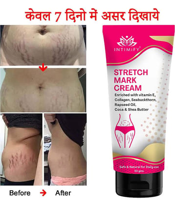 Intimify Stretch Mark Remover Cream, Stretch Mark Cream, Shaping & Firming Cream 50 gms