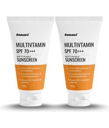 Sonavi SPF 70 Tan Optimiser Cream For Dry Skin ( Pack of 2 )