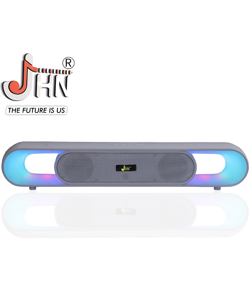 jhn JHN 847 10 W Bluetooth Speaker Bluetooth V 5.1 with USB,SD card Slot,Aux Playback Time 6 hrs Grey
