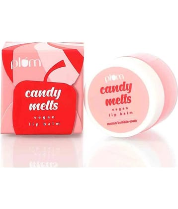 Plum Candy Melts Vegan Lip Balm - Melon Bubble Yum 12gm