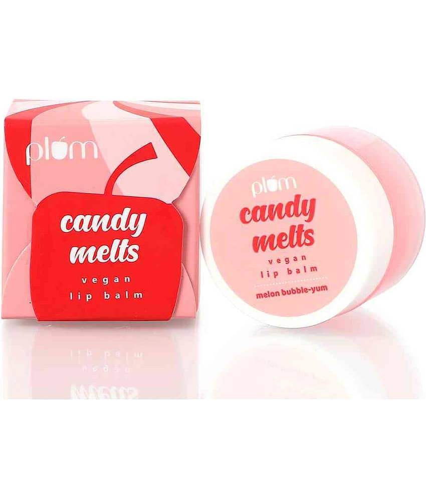 Plum Candy Melts Vegan Lip Balm - Melon Bubble Yum 12gm
