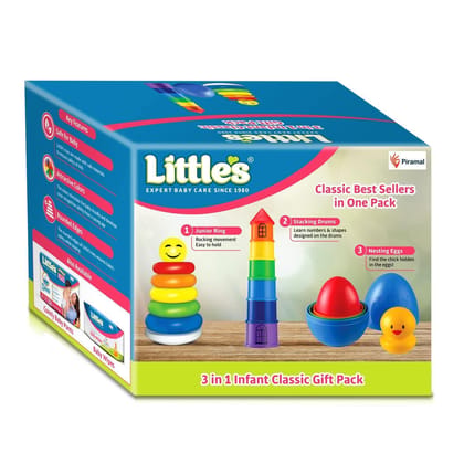 Classic Gift Pack I Activity & Learning Toys for Babies I Multicolour I Infant & Preschool Toys I Develops fine Motor Skills & Reasoning Skills | 5 Months and Above