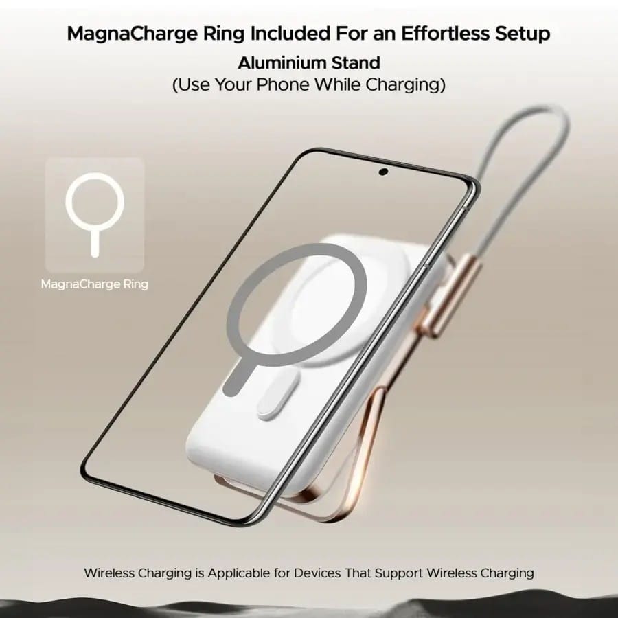 10000mah Wireless Power Bank ( COLOR WHITE )