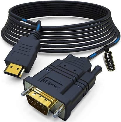 Buy NewBEP HDMI to VGA Adapter Cable, 10Ft/3M Gold-Plated 1080P ...