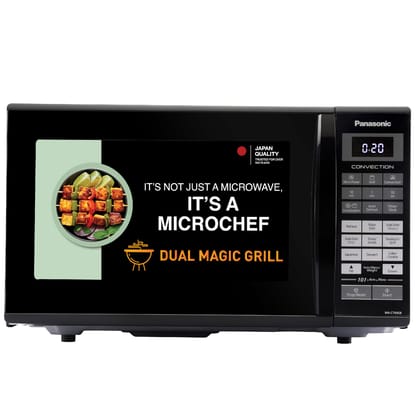 Panasonic 27L Convection Microwave Oven(NN-CT645BFDG,Black, Magic Grill) Panasonic 27L Convection Microwave Oven(NN-CT645BFDG,Black, Magic Grill) - Black Mirror / 27 Litres