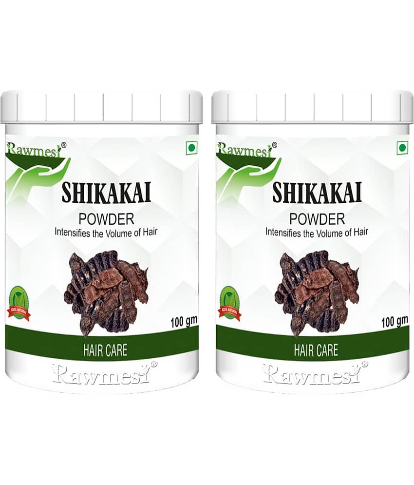 rawmest Shikakai Powder| For Hair Care Hair Scalp Treatment 200 g Pack of 2