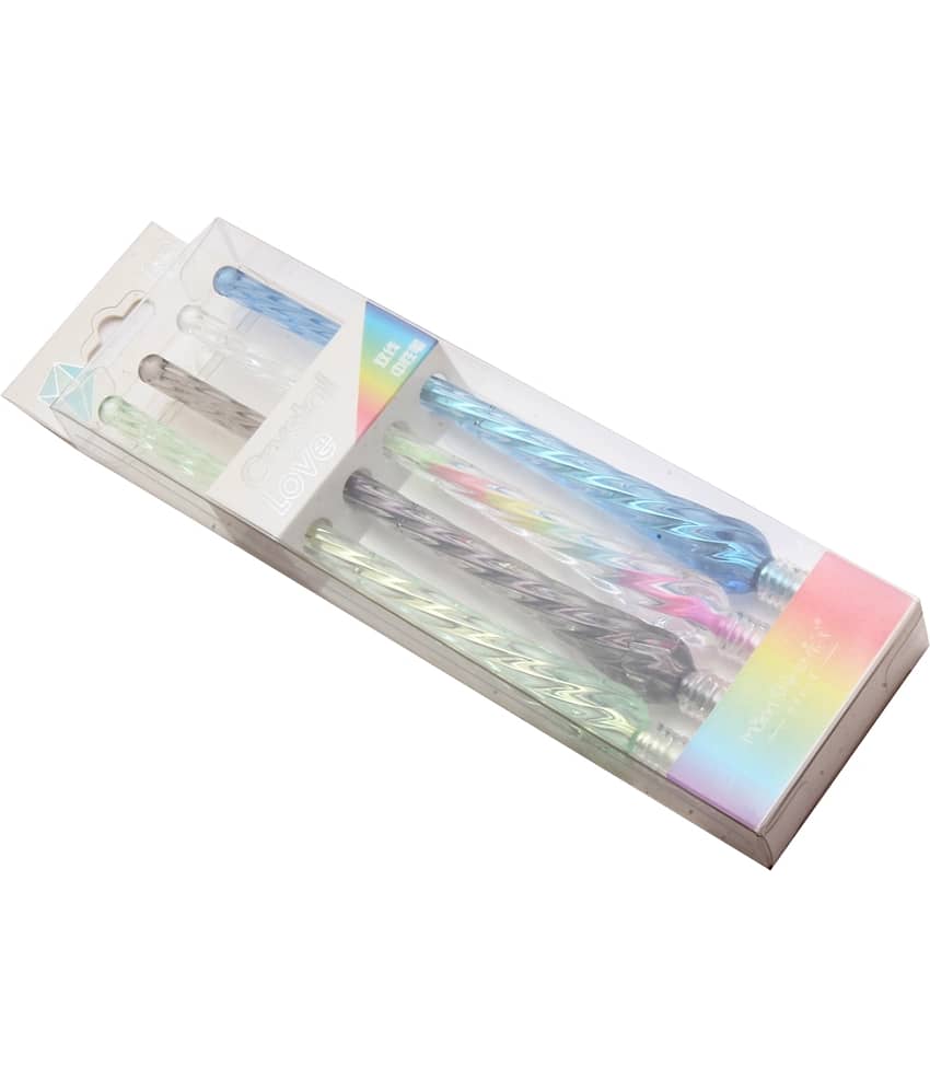 Srpc Metallic Gel Pens Set Of 4 Color Gel Pens, Glitter, Neon Set, Good Gift For Coloring Kids Sketching Painting Drawing Gel Pen