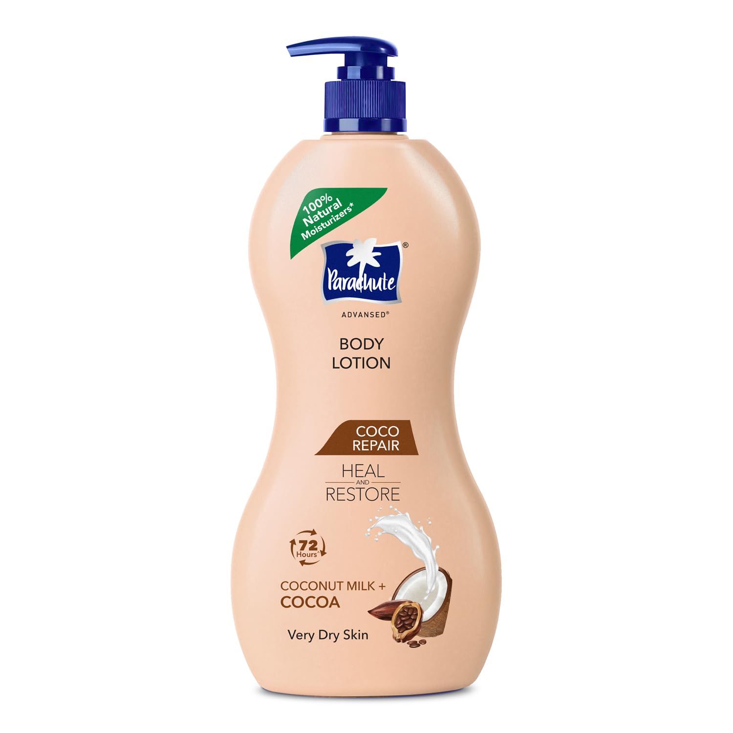 Parachute Advansed Cocoa Repair Body Lotion, Intense Moisture, 600ml Parachute Advansed Cocoa Repair Body Lotion, Intense Moisture, 600ml - White / 600 ml (Pack of 1)