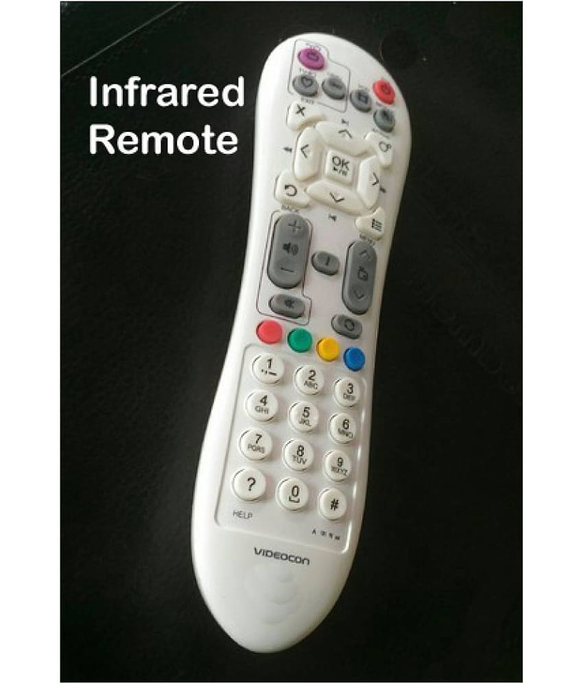EmmEmm High Quality IR DTH Remote Compatible with Videocon D2h Set Top Box