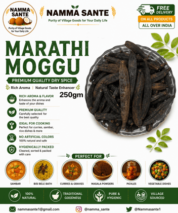 Marathi Moggu, Kopak Buds, Kapok Buds, Moggu Spice, Marathi Moggu Whole 250gm