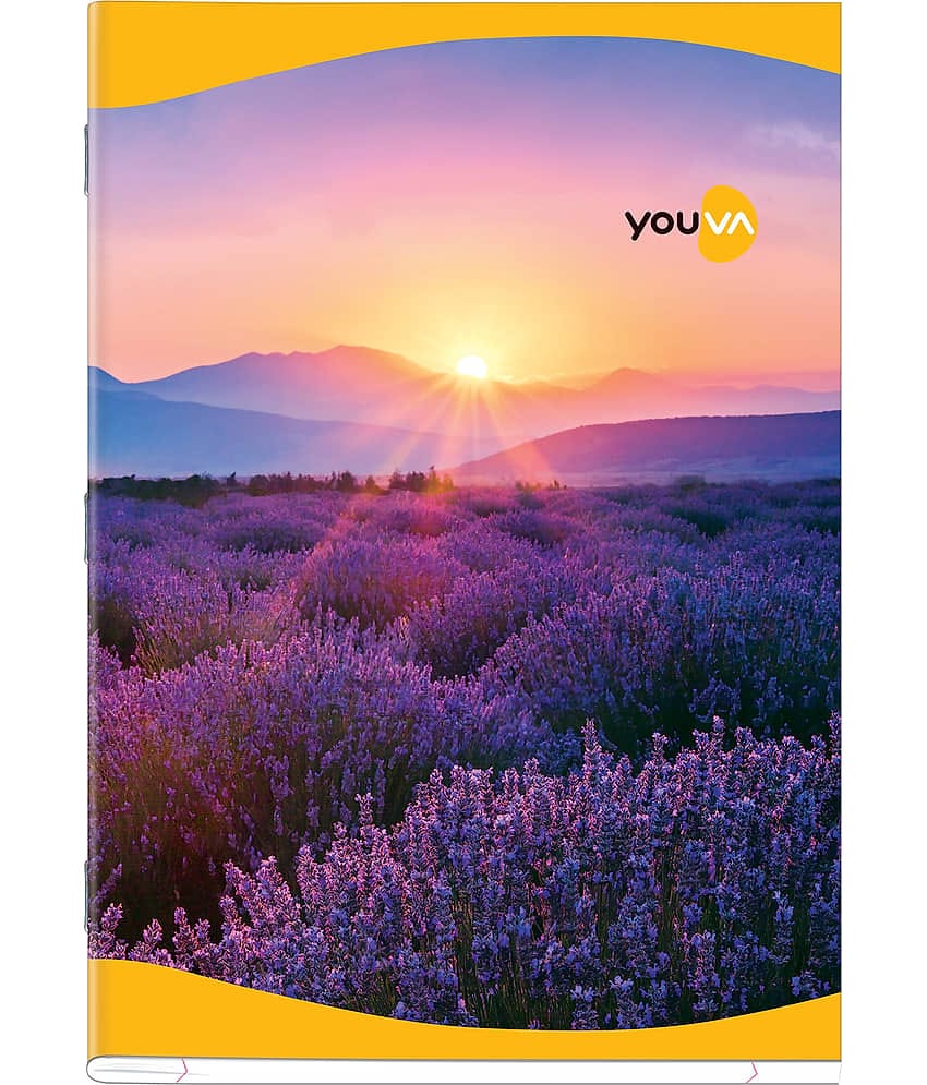 Navneet Youva | Soft Bound Long Notebook | A4 Size 21 cm x 29.7 cm | Single Line | 196 Pages| Pack of 6