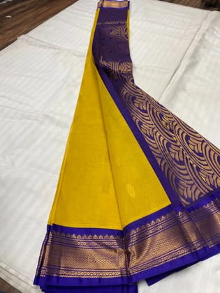Handwoven Cotton Gadwal Saree
