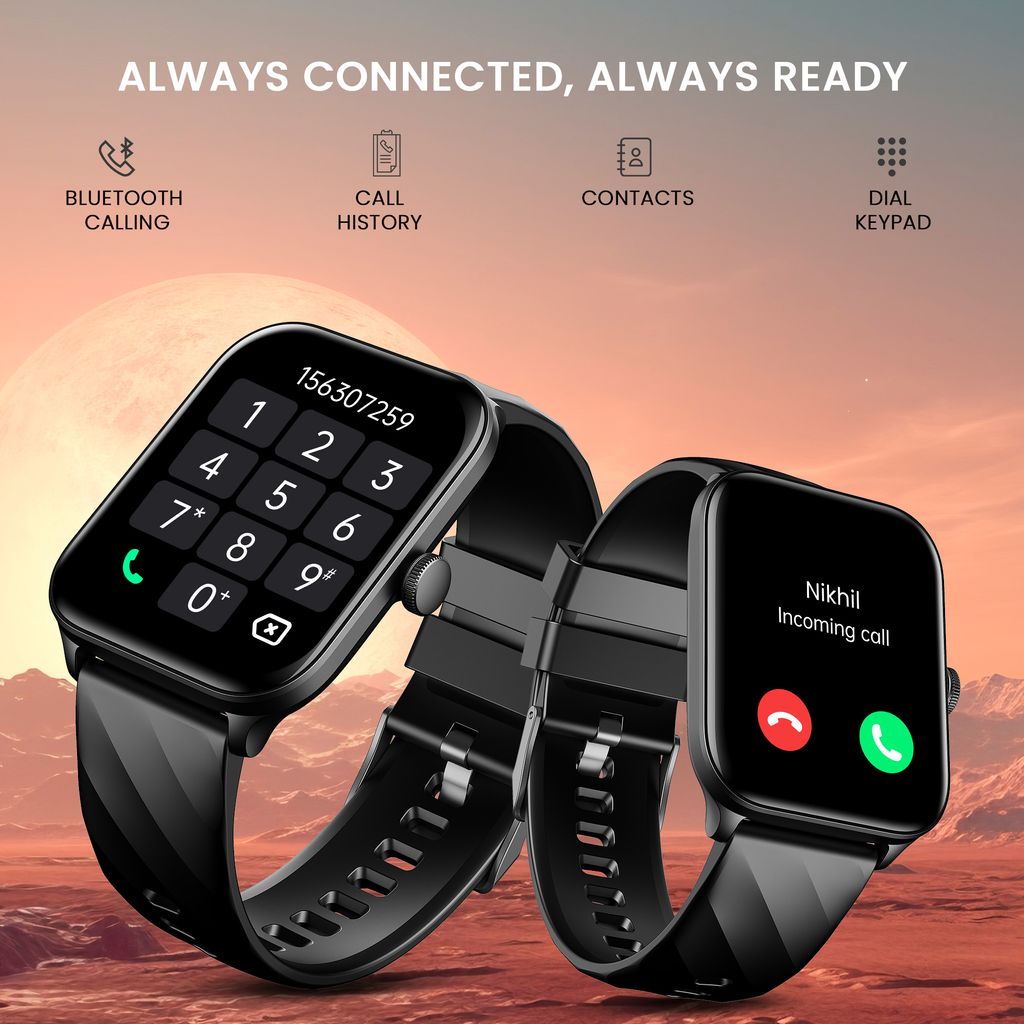CELLECOR E5 Connect 2.01" IPS HD Display | 700 NITS | BT-Calling | AOD | IP67 | BT v5.4| Smartwatch
