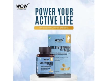 WOW Multivitamin Capsules - 60 Veg Capsules