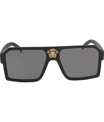 Bayberry Black Square Sunglasses ( Pack of 1 )