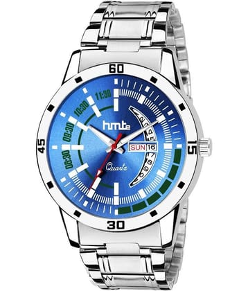 HMTe - Silver Metal Analog Men's Watch