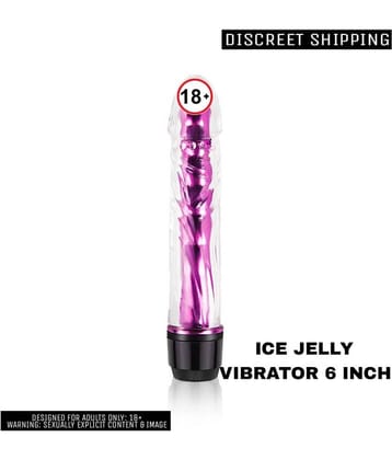 ICE JELLY VIBRATOR 6 INCH For Women
