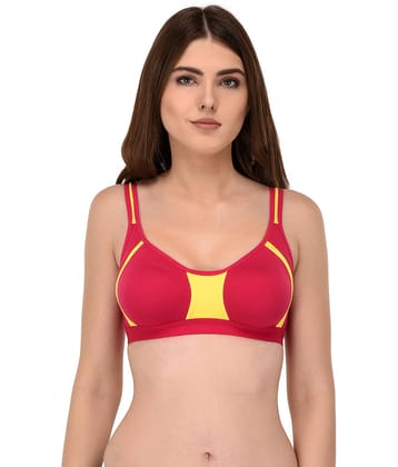 Elina Cotton Non Padded Women's T-Shirt Bra ( Pink )