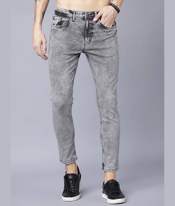 Locomotive Slim Fit Washed Men's Jeans - Grey ( Pack of 1 )