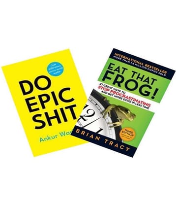 (Combo of 2 ) Do  Epic Shit + Eat That Frog!  Paperback