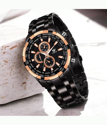 Lorenz Black Stainless Steel Analog Men's Watch