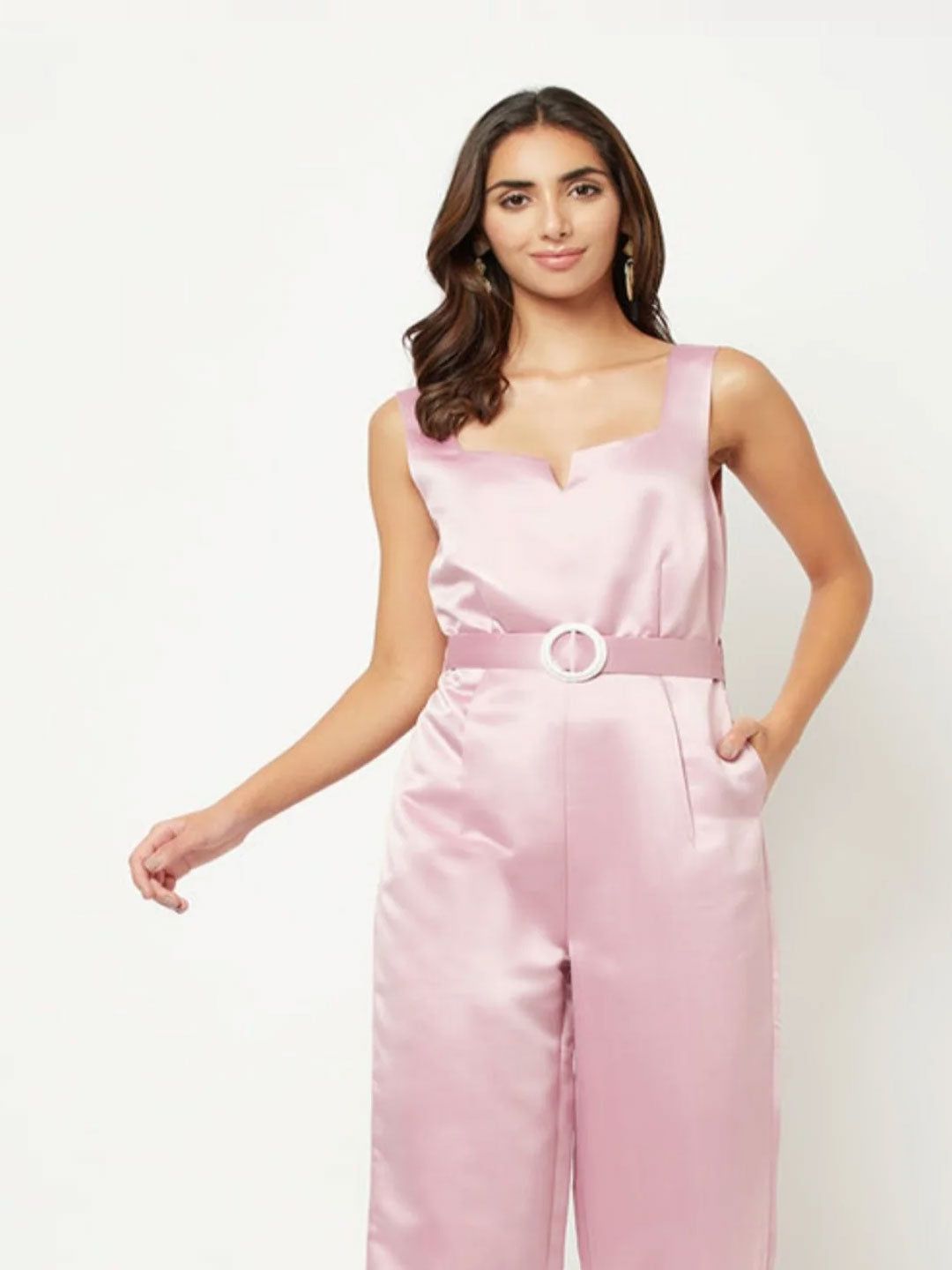 Pink Shimmering Jumpsuit