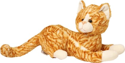 Lil'ted Soft Plush Stuffed Kitty Simba cat Plush Toy Stuffed Soft Toys for Baby Kids  - 30 cm  (Brown)