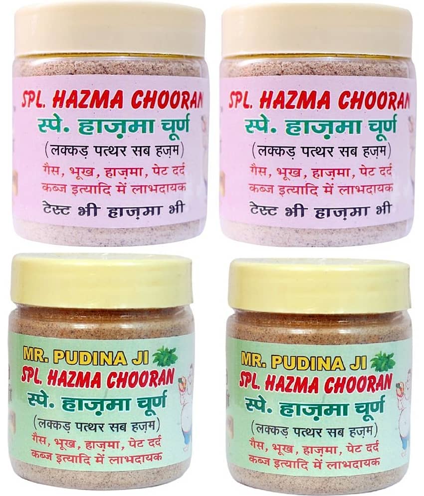 My God Gift My God Gift Mr Pudina Ji and Special Hazma Churan -100 gm ( pack of 4) 400 gm