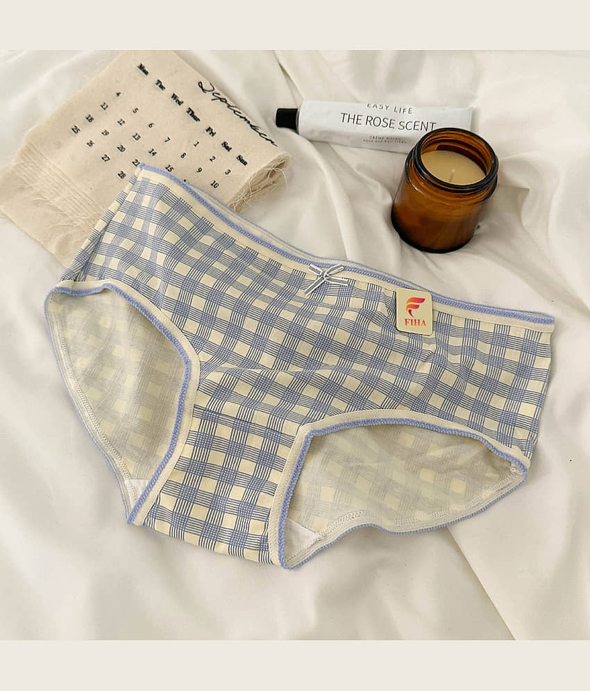 FIHA Cotton Hipster ( Light Blue , Pack of 1 )
