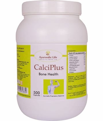 Ayurvedic Life Calciplus Capsule 500 No.S Pack of 1