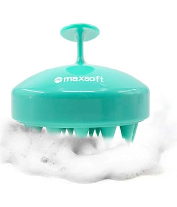 Silicone Hand Powered Scalp Head Massager Shampoo Brush, Shower Scalp Scrubber with Soft Bristles for All Hair Types of Women