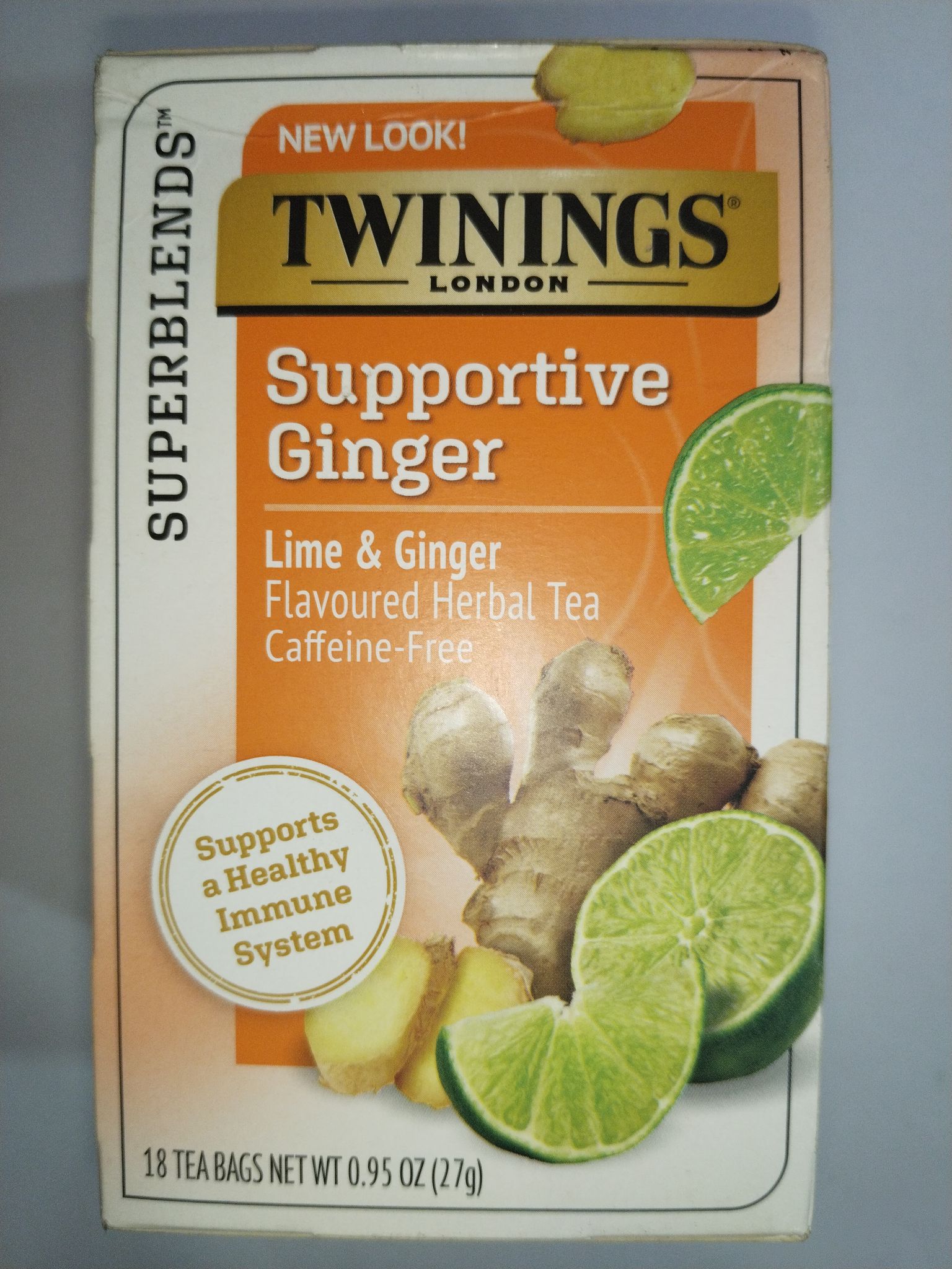 Twinings London Adaptogens Detox Grapefruit & basil Flavoured green tea 18n tea bags