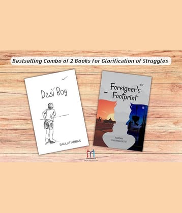 Combo of 2 Books of Stuggles in Foreign Country  By Nandan ChalamalasettiSaulat Abbas