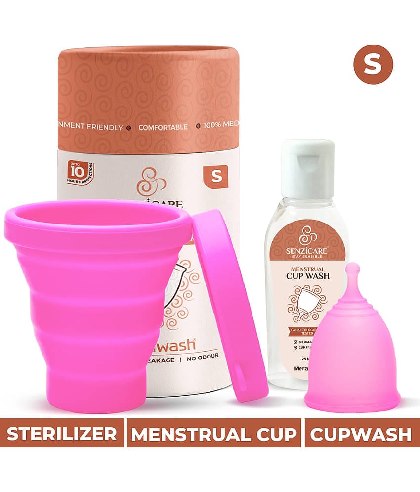 Senziwash Silicone Reusable Menstrual Cup Small ( Pack of 1 )