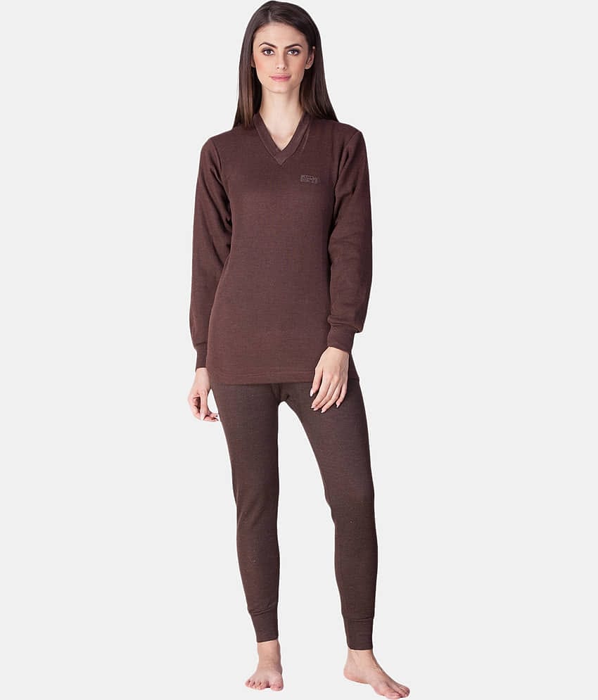 Lux Cottswool Cotton Blend Thermal Sets - Black Pack of 1