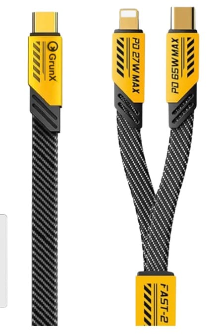 Daily - 2 in 1 Fast Charging Cable 65W Fast Charging For all Devices