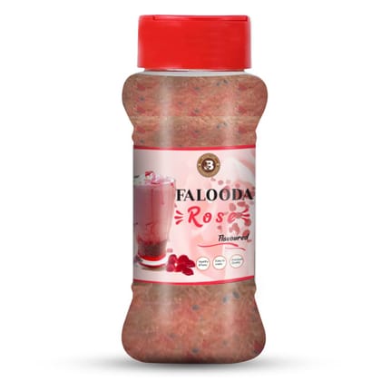 Brew Lab Rose Flavored Falooda | Instant Falooda Mix | Easy to Prepare| Ready to Eat 100 g