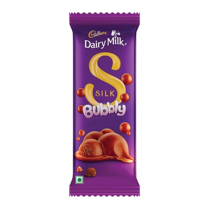 Cadbury Dairy Milk Silk Bubbly, 50g