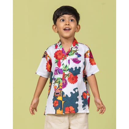 Boys Cotton Shirt | Rosa-0-6M