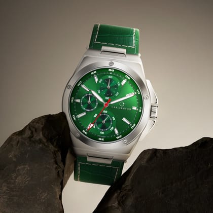 Carlington Legacy Series Analog Wrist Watches with Chronograph & Premium Leather Strap for Men - CT 9966