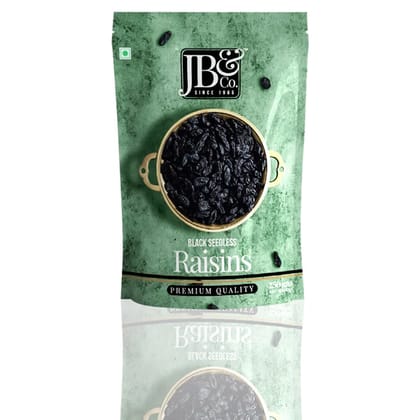 Afghan Seedless Black Raisins (Kali Kishmish) | 1000gm