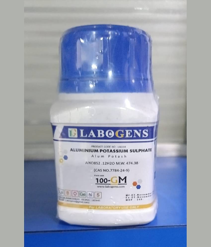 LABOGENS ALUMINIUM- POTASSIUM- SULPHATE- (dodecah-ydrate)  100gm